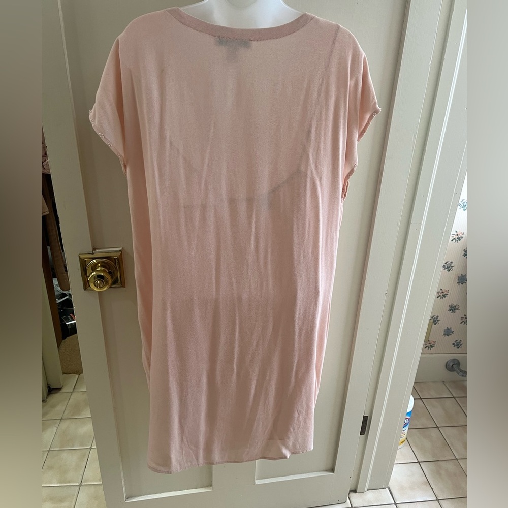 Charlie Jade Light Pink Embroidered sheath dress - Picture 3 of 7